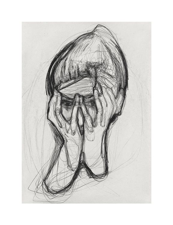 "167. Портрет, 2022 / The Portrait, 2022 папір, вугілля / paper, charcoal 60 x 42 см."